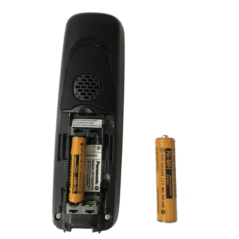 باتری نیم قلمی قابل شارژ تلفن بی سیم پاناسونیک مدل  Ni-MHHHR-55AAAB HRMR03 بسته دو عددی