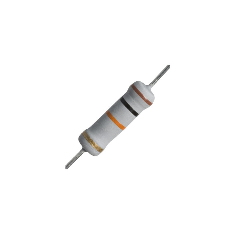 مقاومت 10 کیلو اهم 1 وات کد 10K1Wبسته 30 عددی
