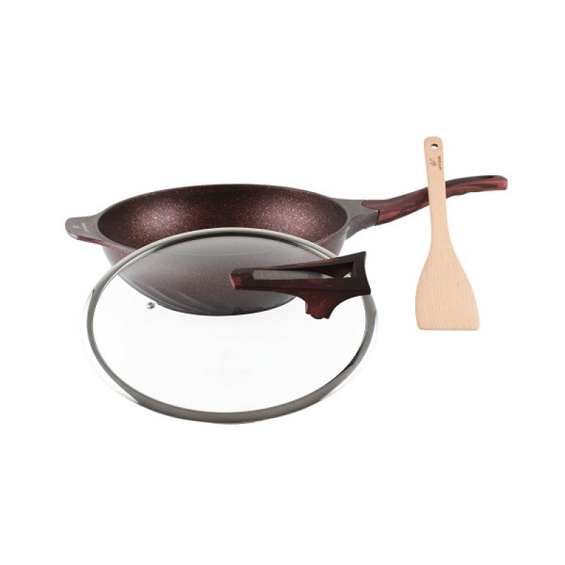 ماهی تابه لایف اسمایل مدل WOK سایز 32