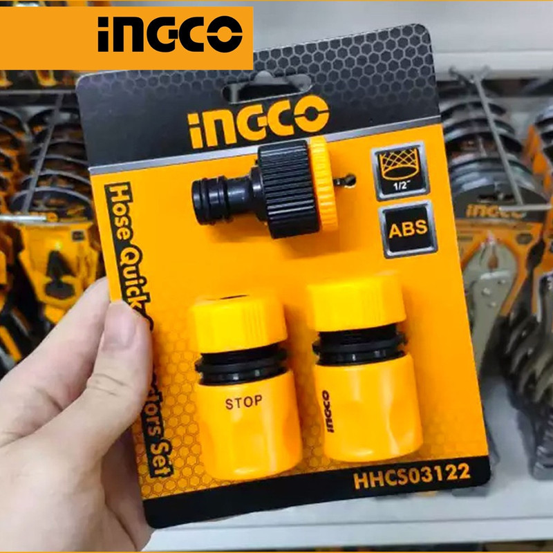 کوپلینگ شلنگ آب اینکو مدل HHCS-03122 مجموعه 3 عددی