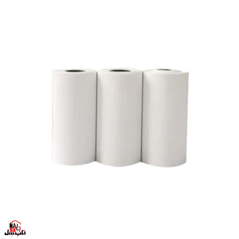 پرینتر لیبل زن ناب سل مدل پرتابل شارژی کد  BL-NAAB001111 به همراه سه عدد رول کاغذی