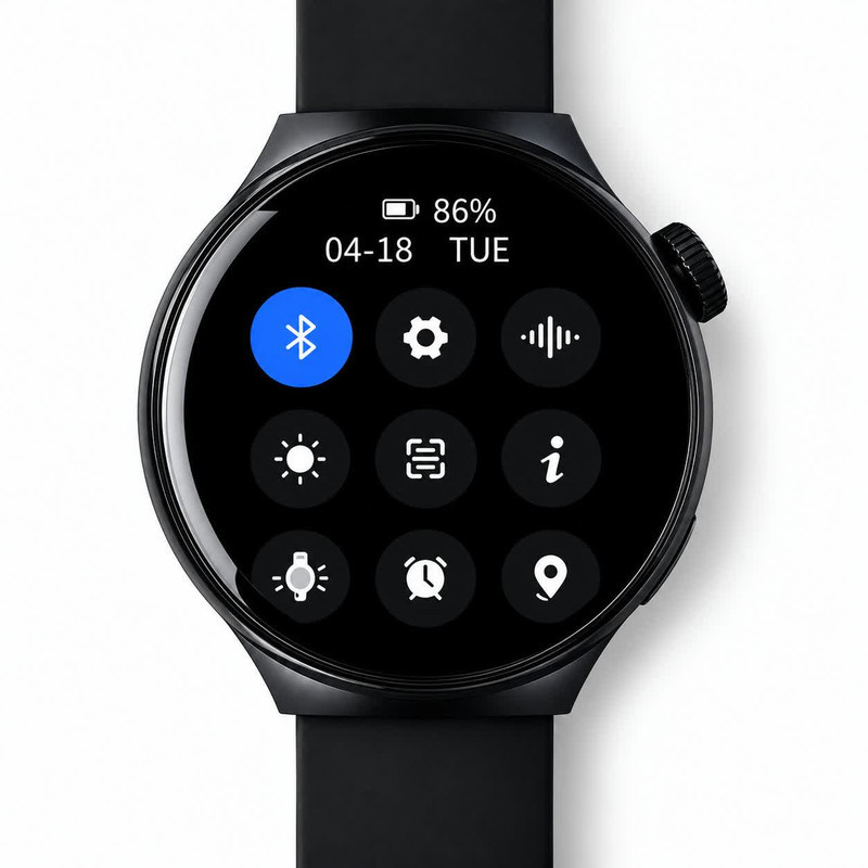 ساعت هوشمند ۴۵میلی متری ویسمی مدل x63 با بند سیلیکونی