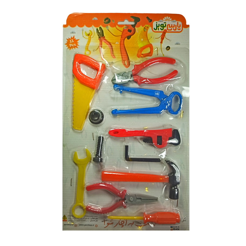 ست اسباب بازی ابزار مدل 11PCS مجموعه ۱۱ عددی