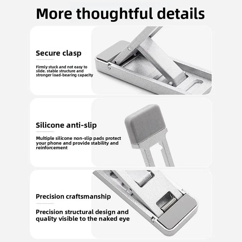 پایه نگهدارنده لپ‌تاپ مدل S1 aluminum alloy مناسب برای لپ تاپ‌های 17 اینچی و کوچک تر بسته 2 عددی
