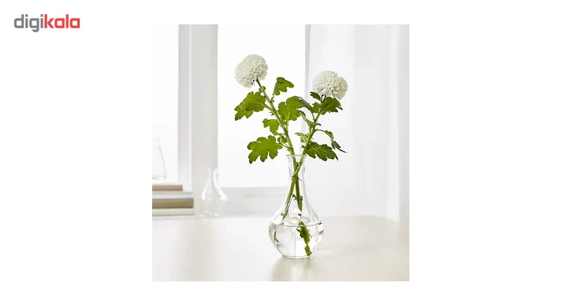 گلدان شیشه ای ایکیا مدل VILJESTRARK