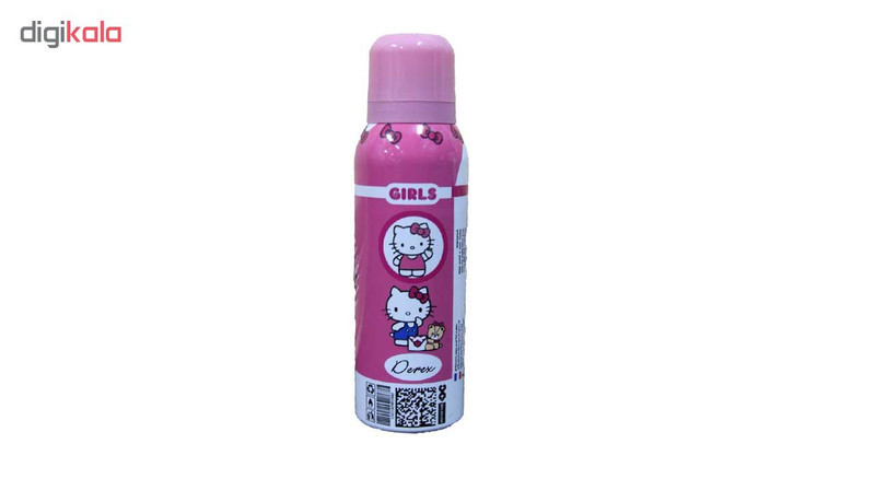 اسپری خوشبو کننده بدن کودک دریکس مدل Hello Kitty حجم 130 میلی لیتر