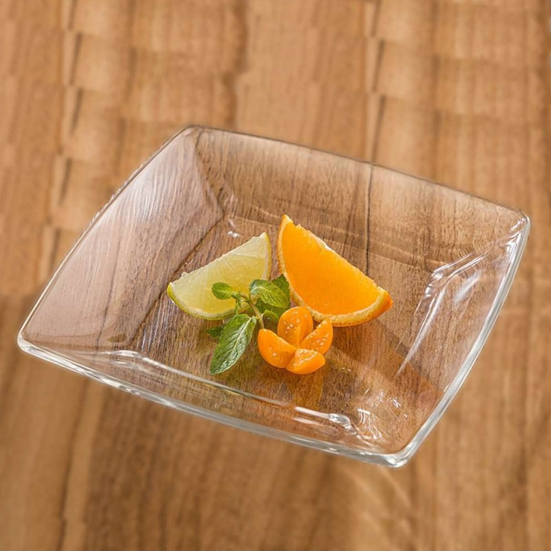 پیش دستی لیمون مدل شیشه ای کد HS2155 مجموعه 6 عددی