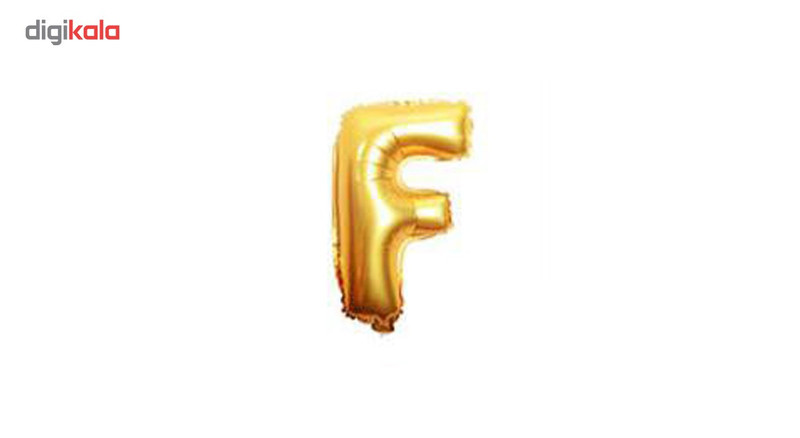 بادکنک فویلی بانیبو مدل حرف F