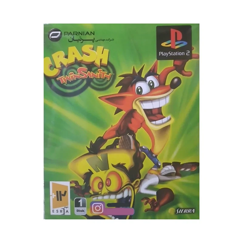 بازی CRASH TWINSANITH مخصوص Ps2