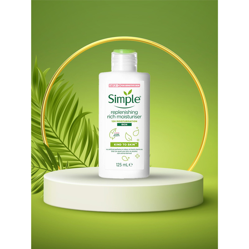کرم آبرسان سیمپل مدل light حجم 125 میلی‌لیتر