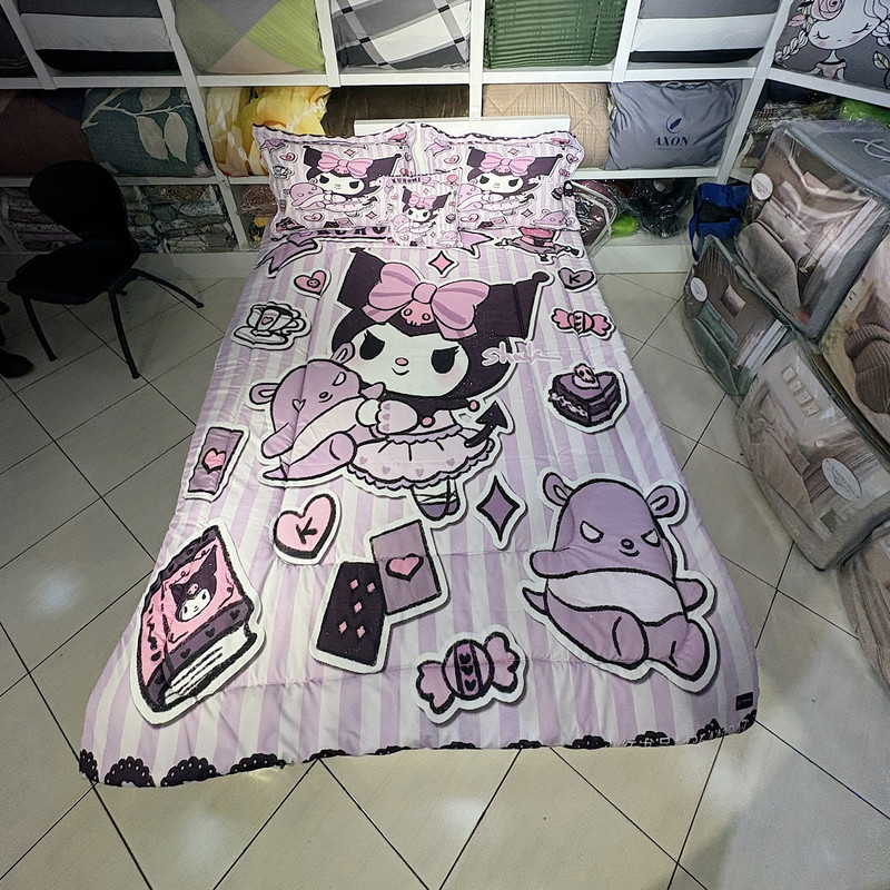 سرویس خواب یک نفره 5 تکه مدل کرومی کد kuromi 898