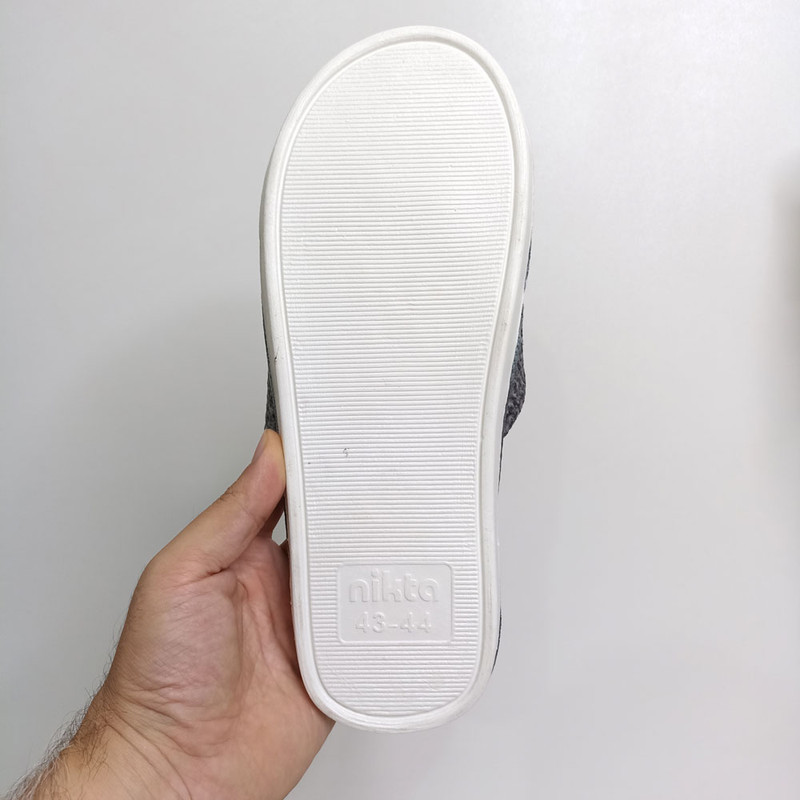 دمپایی حوله ای نیکتا مدل جلو باز 31-10000 کد 1585-GY