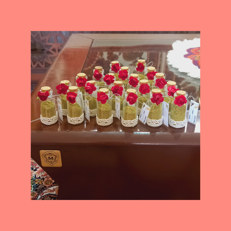 گیفت عروسی مدل گل بسته 20 عددی