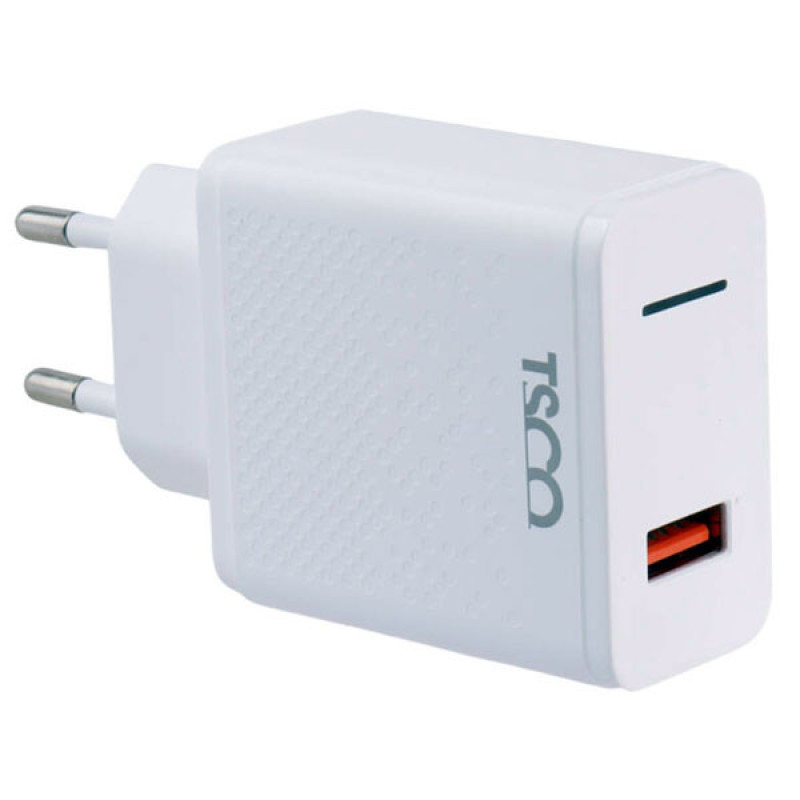 شارژر دیواری 18 وات تسکو مدل TTC 64 به همراه کابل USB-C