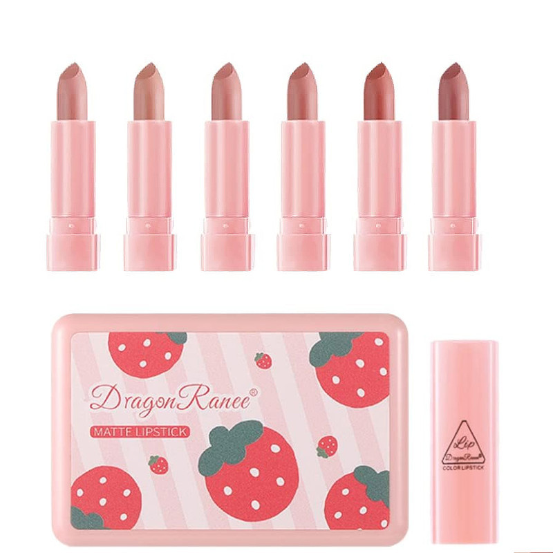 رژ لب جامد دراگون رانی مدل Strawberry بسته 6 عددی