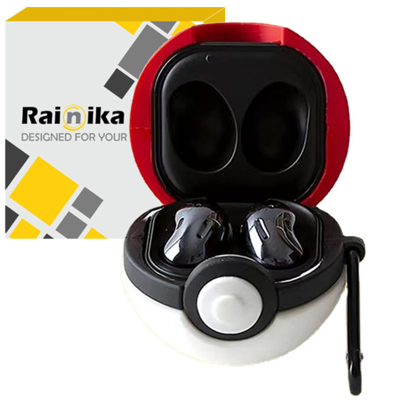 کاور رینیکا مدل Buds Pokemon Ball مناسب برای کیس هدفون بی سیم سامسونگ Galaxy Buds Live  Buds Pro  buds 2  buds 2 pro  Fe