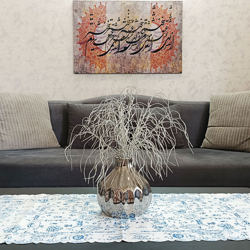 رانر مدل سپید سایز 100x38 سانتی‌متر
