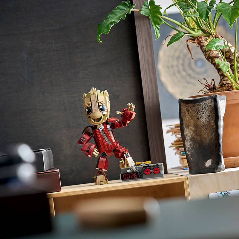 لگو 604 تکه سری Marvel مدل Ravager Jumpsuit Groot کد 76341