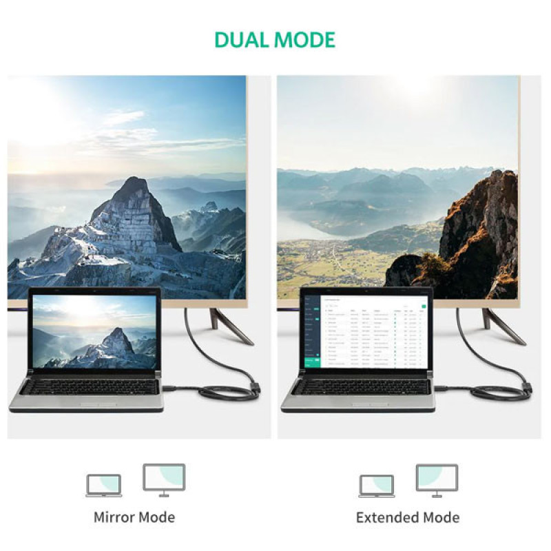 کابل افزایش طول HDMI یوگرین مدل HD107 10141 طول 1 متر