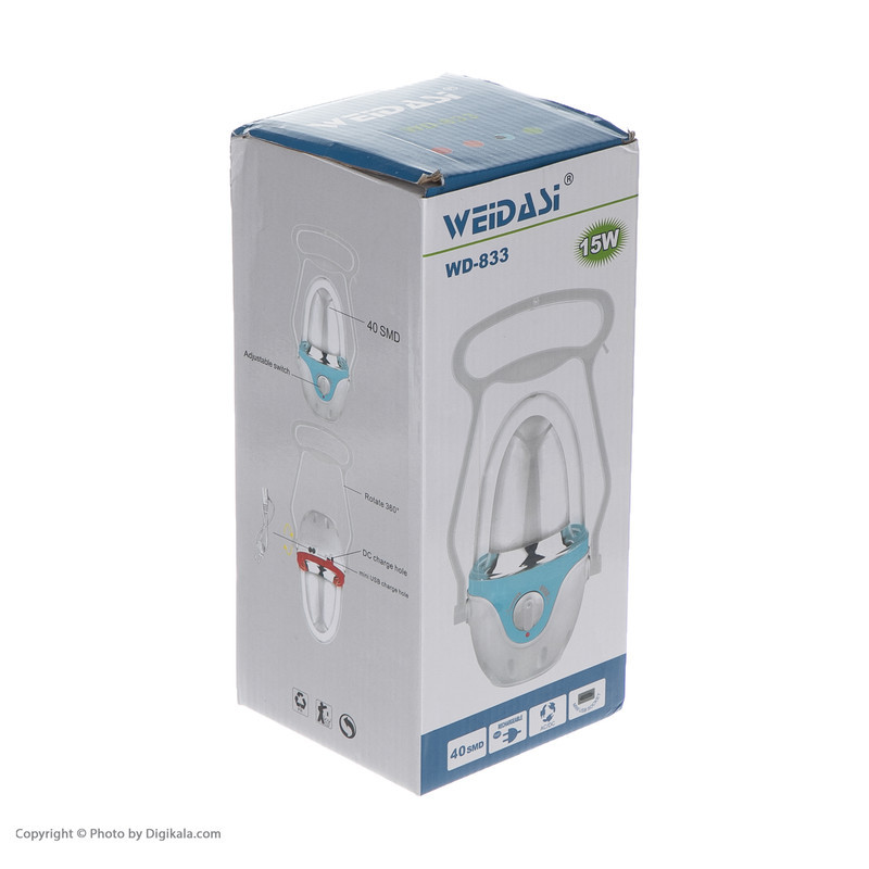 چراغ فانوسی ویداسی مدل WD-833 کد 01