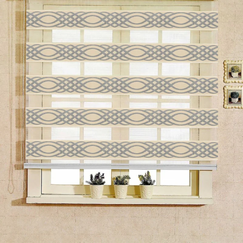 پرده زبرا زیو کد 4071 سایز 150 × 90 سانتی‌ متر