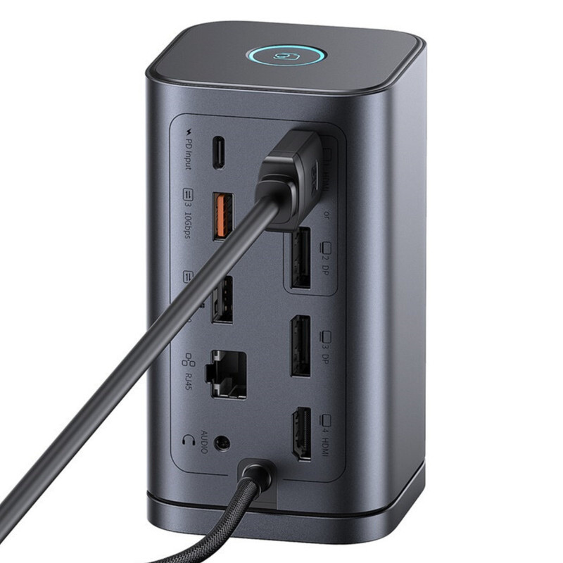 هاب 11 پورت USB-C بیسوس مدل BS-OH137  Spacemate Series