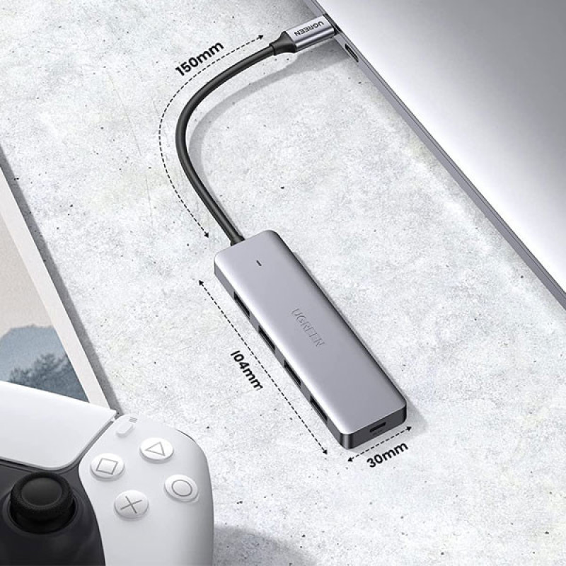 هاب 4 پورت USB-C یوگرین مدل UG-70336