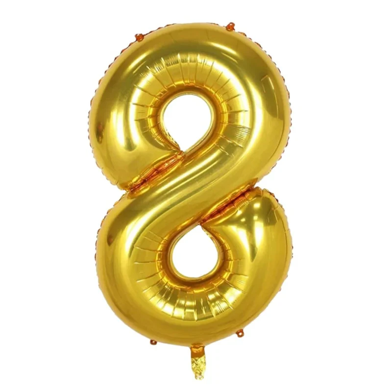 بادکنک فویلی مدل عدد 8 کد KP-49