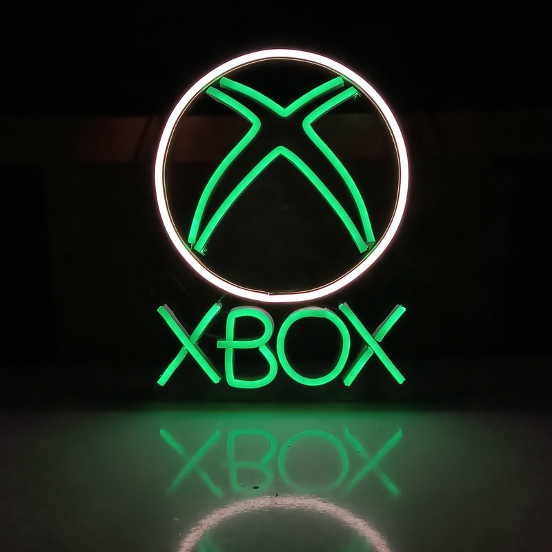 چراغ نئونی طرح XBOX کد XO2026