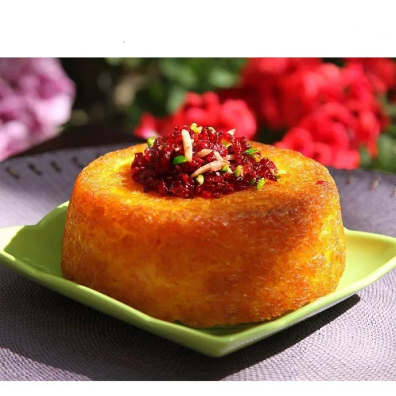 قالب ته چین به گز مدل گرد کف برجسته