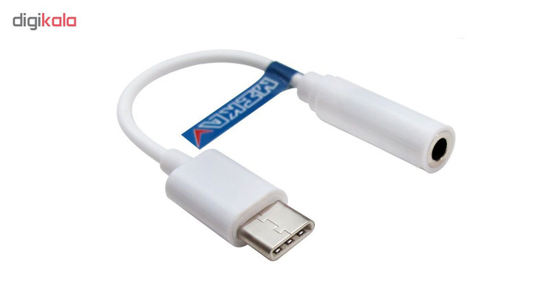 کابل تبدیل USB-C به جک 3.5 میلی متری مکا مدل MC22 طول 0.12 متر