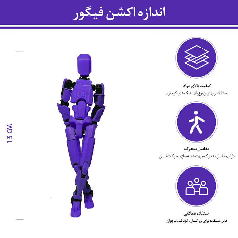 اکشن فیگور لاکی 13 مدل Dummy 13 کد PR13