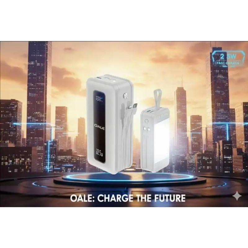پاوربانک 22.5 وات اوالی مدل ipower U30000 ظرفیت 30000 میلی‌آمپرساعت