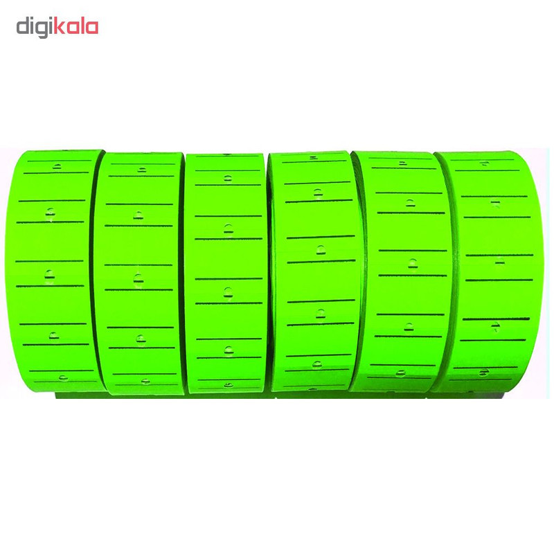 برچسب اتیکت زن مدل F100 تانکس ترکیه 6 حلقه 800 عددی mm12*21