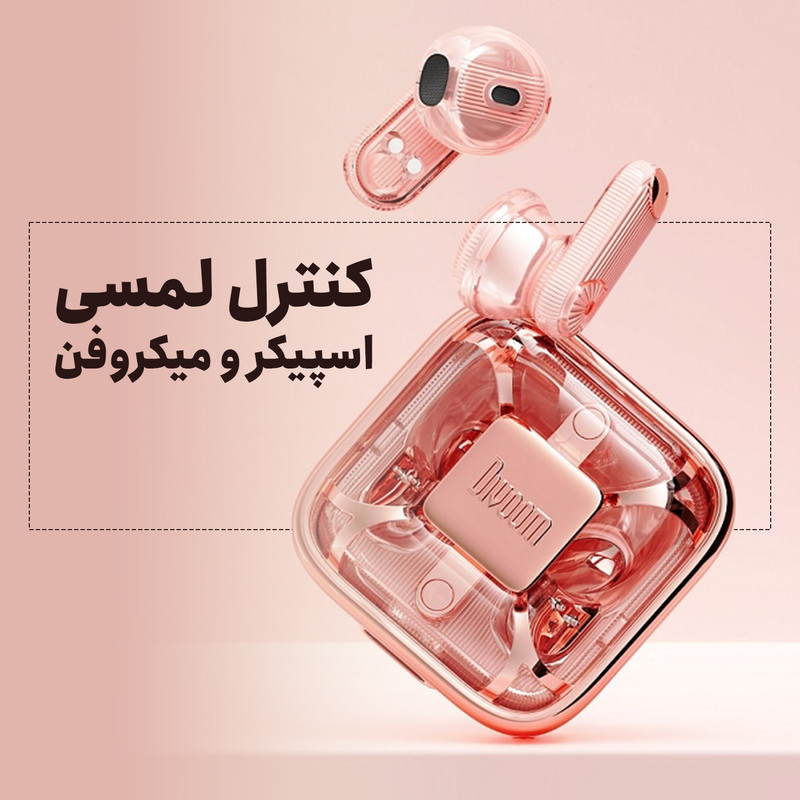 هدفون بلوتوثی دیووم مدل Spark-Air بدون قابلیت نویز کنسلینگ، درگاه شارژ USB Type-C، مقاوم در برابر رطوبت و عرق