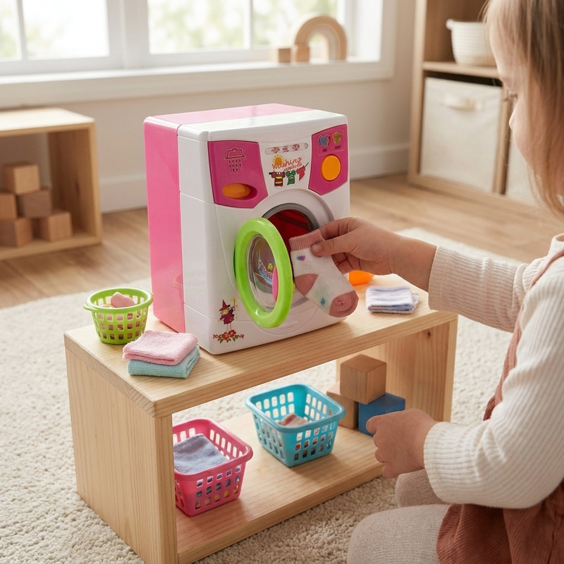 ماشین لباسشویی اسباب بازی مدل Beauty washer