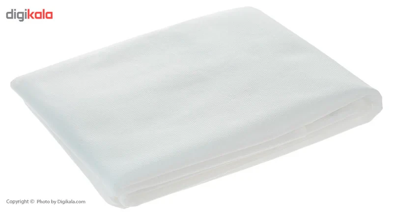 سرویس ملحفه یکبار مصرف پاکنام بی بافت مدل Feather Pad یک نفره 2 تکه