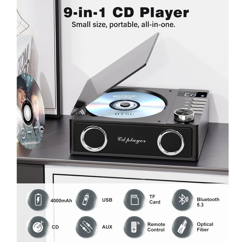 اسپیکر بلوتوثی قابل حمل مدل CD19