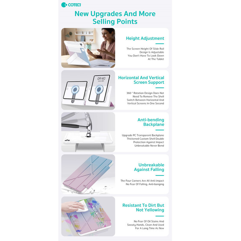 کیف کلاسوری کوتتسی مدل IP-002 مناسب برای تبلت اپل 11 اینچ ipad10  ipad11 A(16)