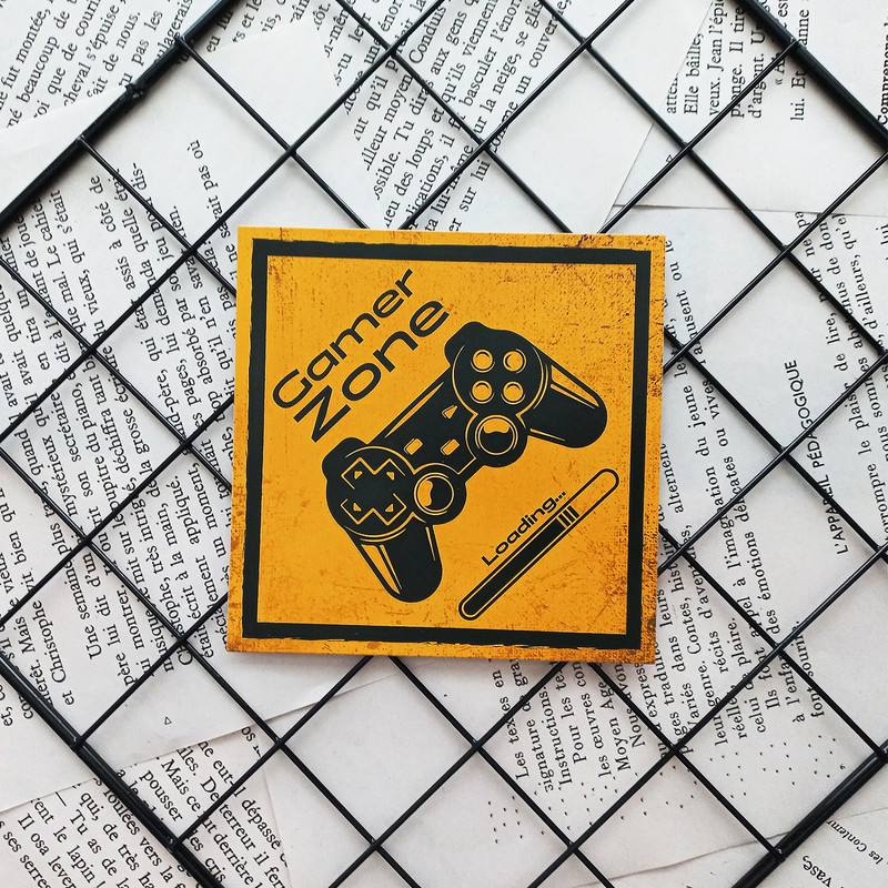 پوستر مدل گیمینگ طرح Gamer Zone