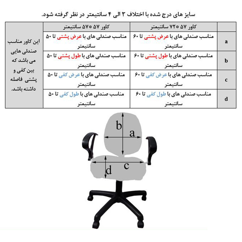 کاور صندلی مدل 7257 کد B441 مجموعه دو عددی