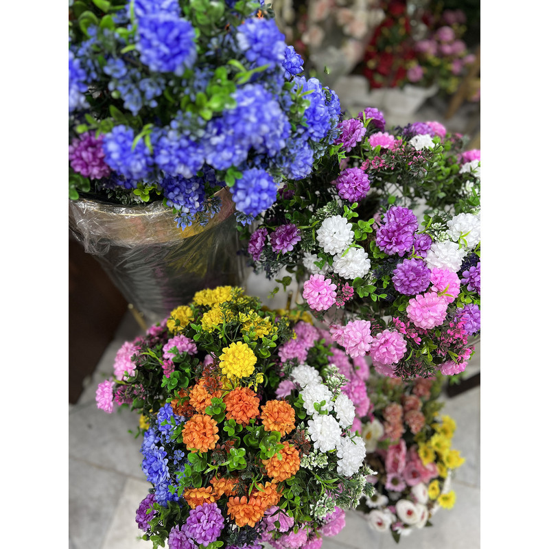 گل مصنوعی مدل بوته میخک کد 55