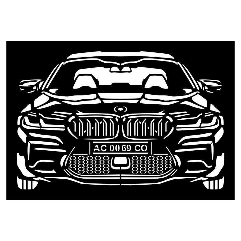 شابلون مدل ماشین BMW کد SP694-1