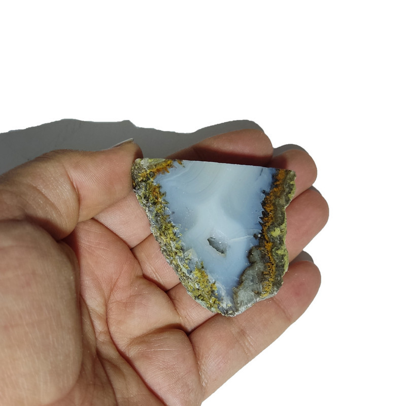 سنگ راف عقیق مدل جارویی کد R 9