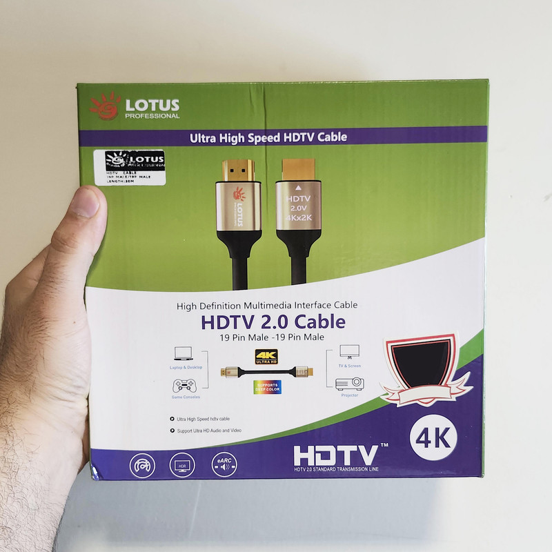 کابل HDMI لوتوس مدل ULTRA 4K طول 10 متر