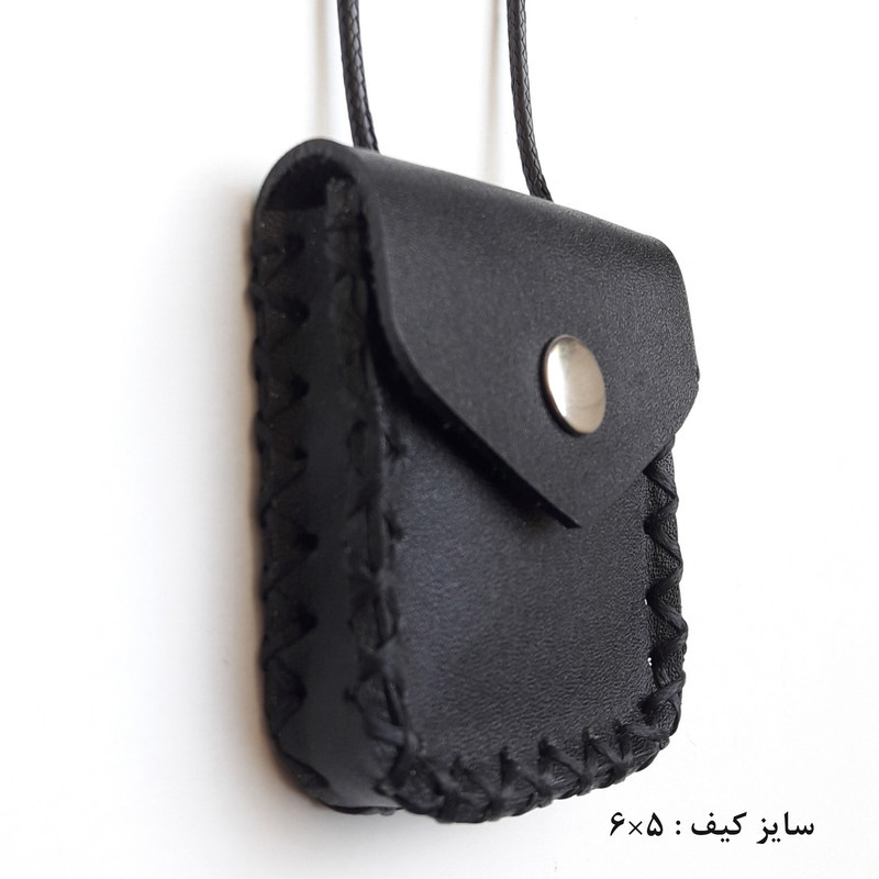 گردنبند مدل کیف چرم باکوت