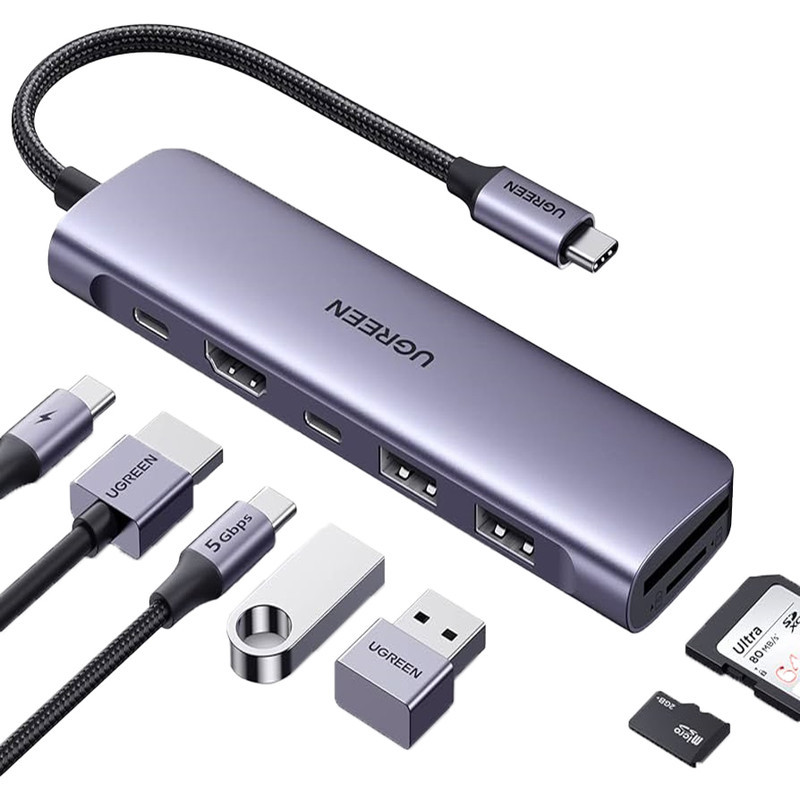 هاب 7 پورت USB-C یوگرین مدل 15214