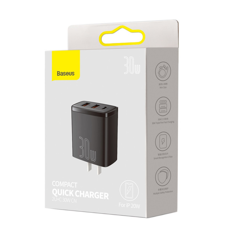 شارژر دیواری 30 وات بیسوس مدل CCCP30UC