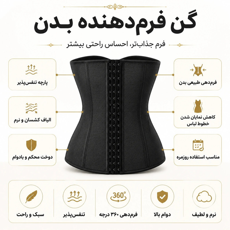 گن ساعت شنی زنانه آن چری مدل LatexLine 2025