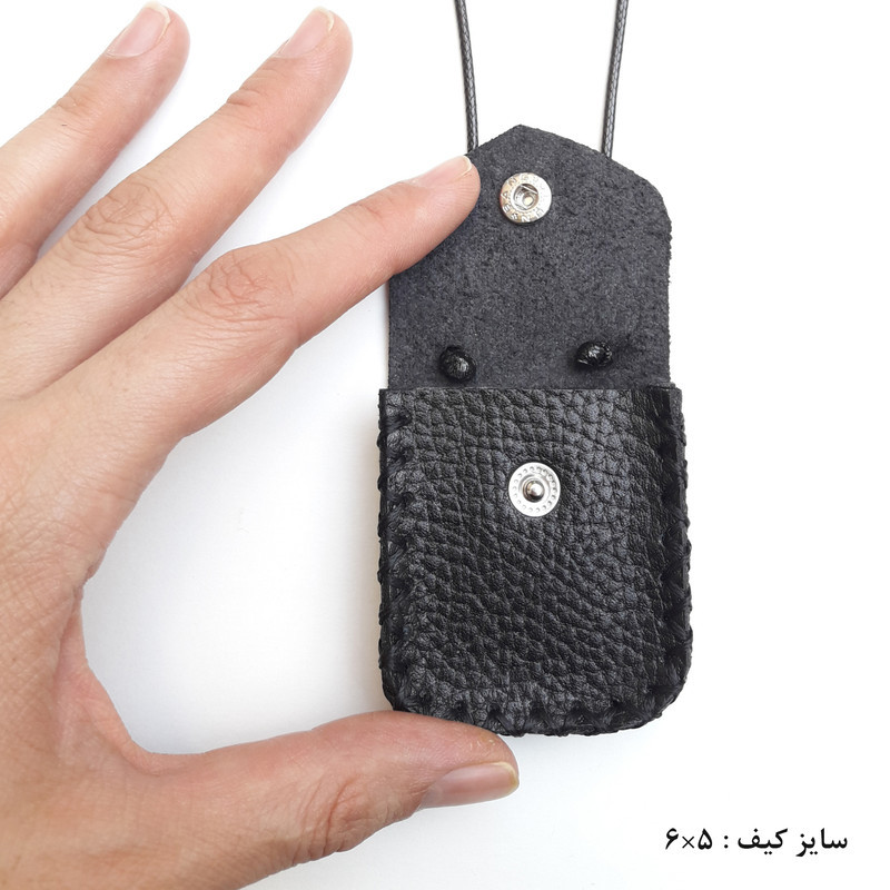 گردنبند مدل کیف چرم باکوت